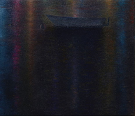 Blackrock River, 28 x 33 cm, Oel auf Leinwand, 2010